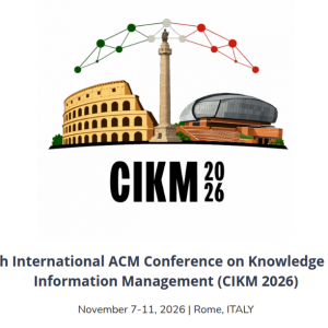 2 papers have been accepted to CIKM 2026